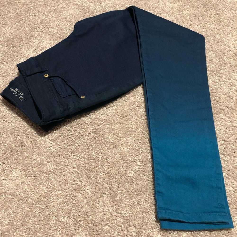 The Limited Ombré Blue Jeans